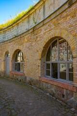 Summer day at Boyen fortress in Gizycko, Poland