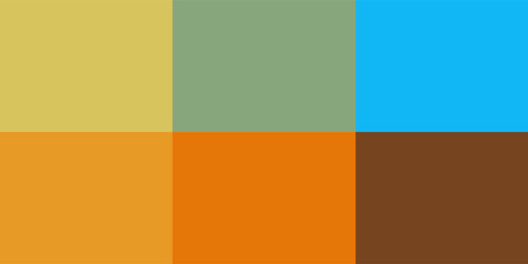 Light Blue, Yellow vector layout with set of colors. Decorative design of colorful palette. Pattern for easy creation of leaflets, banners,