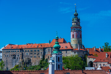 Obraz premium Castle at Cesky Krumlov in Czech republic