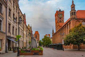 Obraz premium Regional Museum in Torun at the Old Town Hall, Poland