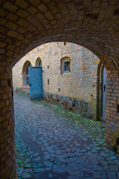 Summer day at Boyen fortress in Gizycko, Poland