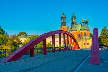Naklejka premium Archcathedral Basilica of Saints Peter and Paul in Poznan, Polan