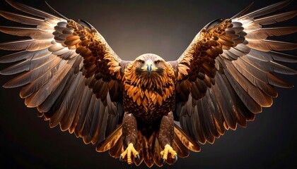 Majestic eagle in flight (2)