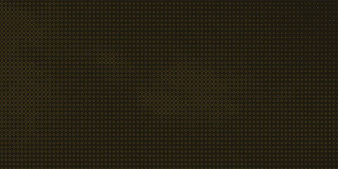 Gold Glitter Halftone Dotted Backdrop. Abstract Circular Retro Pattern. Pop Art Style Background. Golden Explosion Of Confetti. Digitally Generated Image. Vector Illustration, Eps 10.