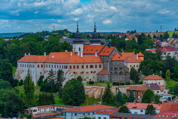Obraz premium Saint Prokop basilica in Trebic in Czech republic