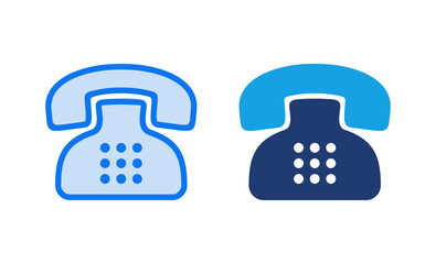 Telephone icon vector illustration. phone sign and symbol