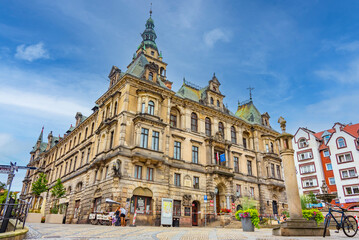 Fototapeta premium Town hall in Klodzko in Poland