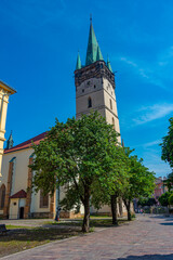 Naklejka premium Co-Cathedral of Saint Nicholas in the center of Presov, Slovakia