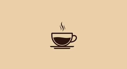 Simple Coffee Cup Illustration.