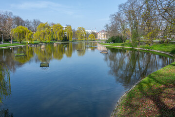 Pond The Palace Park Kielce
