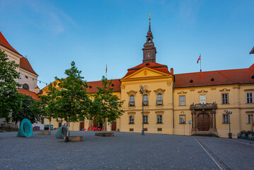 Fototapeta premium Sunset view of New town hall in Brno, Czech republic