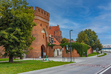 Mostowa gate in Torun, Poland