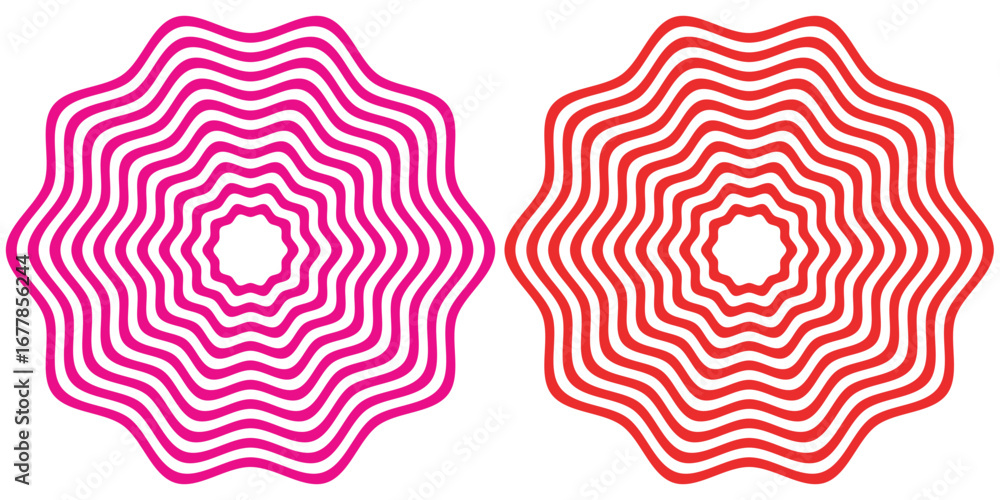 Poster an intricate swirl gradient design isolated on a transparent or white background