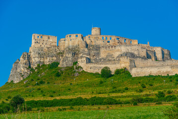 Spis castle during a sunny day, Slovakia
