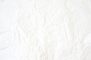Wrinkled White Paper Texture Background © 코끼리 잠자는