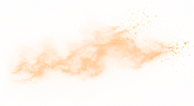 Abstract Peach and Gold Powder Explosion Swirling Texture. - Powered by Adobe