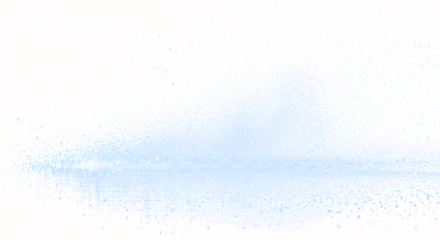 Light Blue Water Droplets and Splatters Creating an Abstract Pattern.