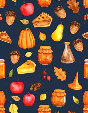Autumnal food pattern (1)