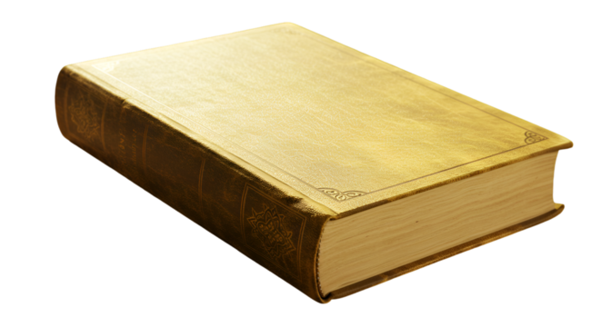 Discovering wisdom within a golden aged tome a journey through untold stories illuminated by soft