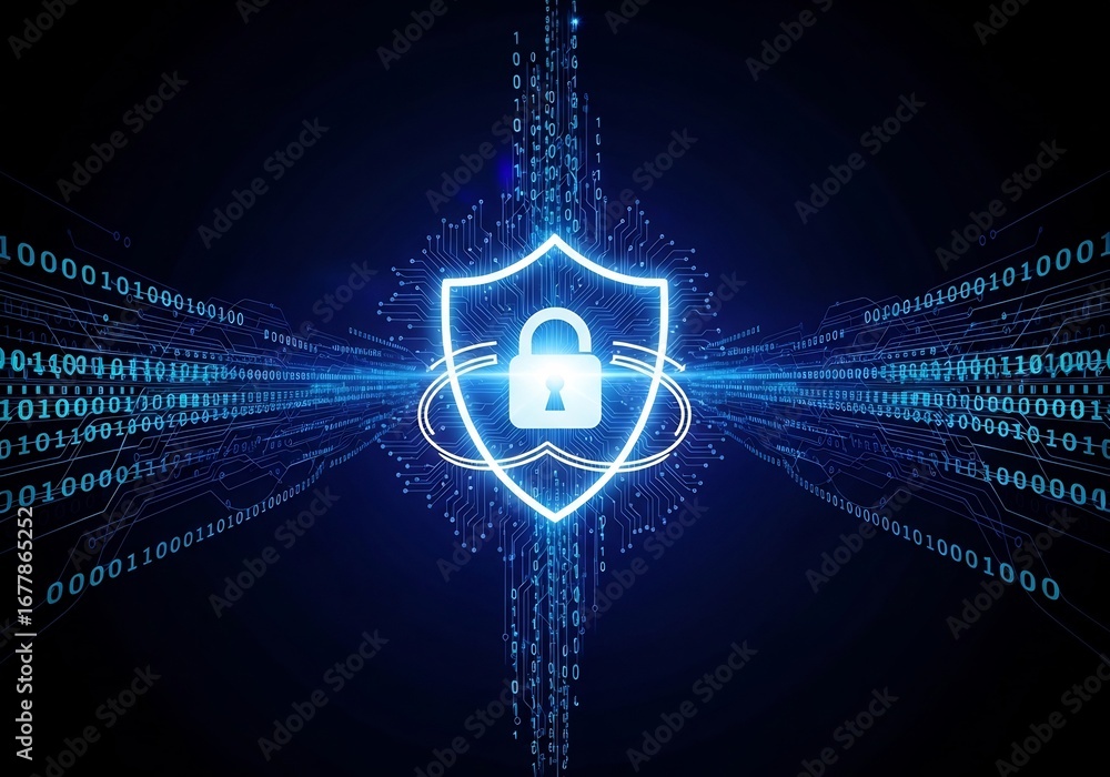 Poster shielding data with advanced technology in a digital environment