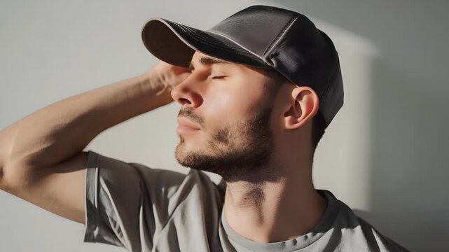 cap mockup modern snapback hat 4K Videos