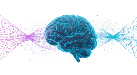 Empowering minds neural networks processing big data with vibrant binary streams on black for