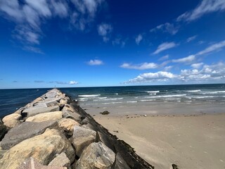 beach and sea