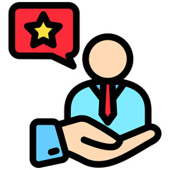 Mentoring Icon Mini Illustration Icon. Use For Modern Concept, Print, Ui, Ux Kit, Web And App Development. Vector Related To Office, Education, Examination And More