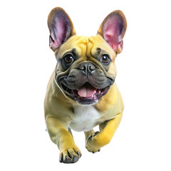 Fototapeta premium french bulldog puppy isolated on transparent background