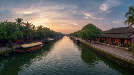 Obraz premium Zhouzhuang water town in china showcases canals and traditional buildings. Ideal for travel, architecture, and chinese culturethemed design projects.