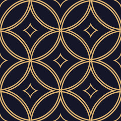 Luxury golden flower artwork with seamless circles, vintage tile ornament, botanical symmetry, abstract mandala inspiration, ideal for home d&eacute;cor, fabric printing, wallpapers, and high-end fashion pat