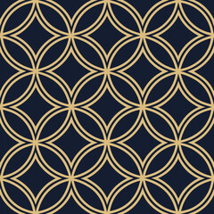 Luxury golden flower artwork with seamless circles, vintage tile ornament, botanical symmetry, abstract mandala inspiration, ideal for home décor, fabric printing, wallpapers, and high-end fashion pat