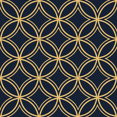 Luxury golden flower artwork with seamless circles, vintage tile ornament, botanical symmetry, abstract mandala inspiration, ideal for home décor, fabric printing, wallpapers, and high-end fashion pat