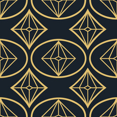 Luxury golden flower artwork with seamless circles, vintage tile ornament, botanical symmetry, abstract mandala inspiration, ideal for home décor, fabric printing, wallpapers, and high-end fashion pat