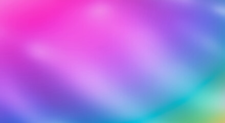 Colorful abstract background with a soft gradient of pink, purple, blue, and green, creating a vibrant and dreamy texture with a modern design