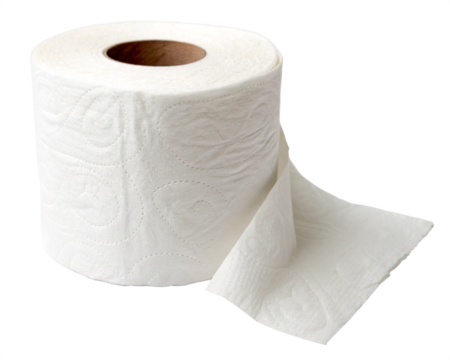 roll of toilet paper