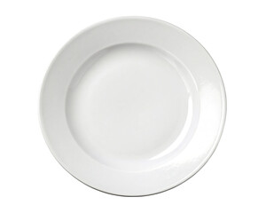 white plate isolated, Cutout