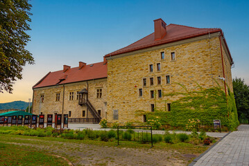 Royal castle in Sanok, Poland