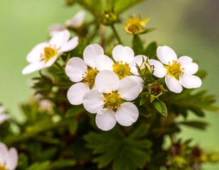 Close-up of delicate white flowers (2)