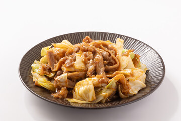 豚肉とキャベツの味噌炒め