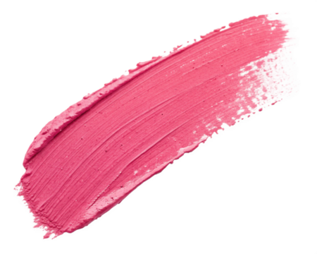 pink paint brush isolated, Cutout