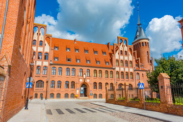 Obraz premium Summer day at Chelmno monastery in Poland