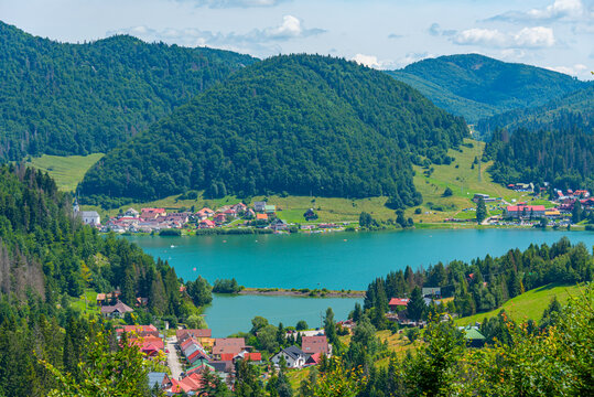 Dedinky viewpoint during a sunny day in Slovakia