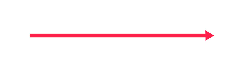 Obraz premium Straight Pink Arrow Simple Vector Icon Design