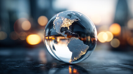 Global digital network visualization