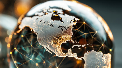 Global digital network visualization