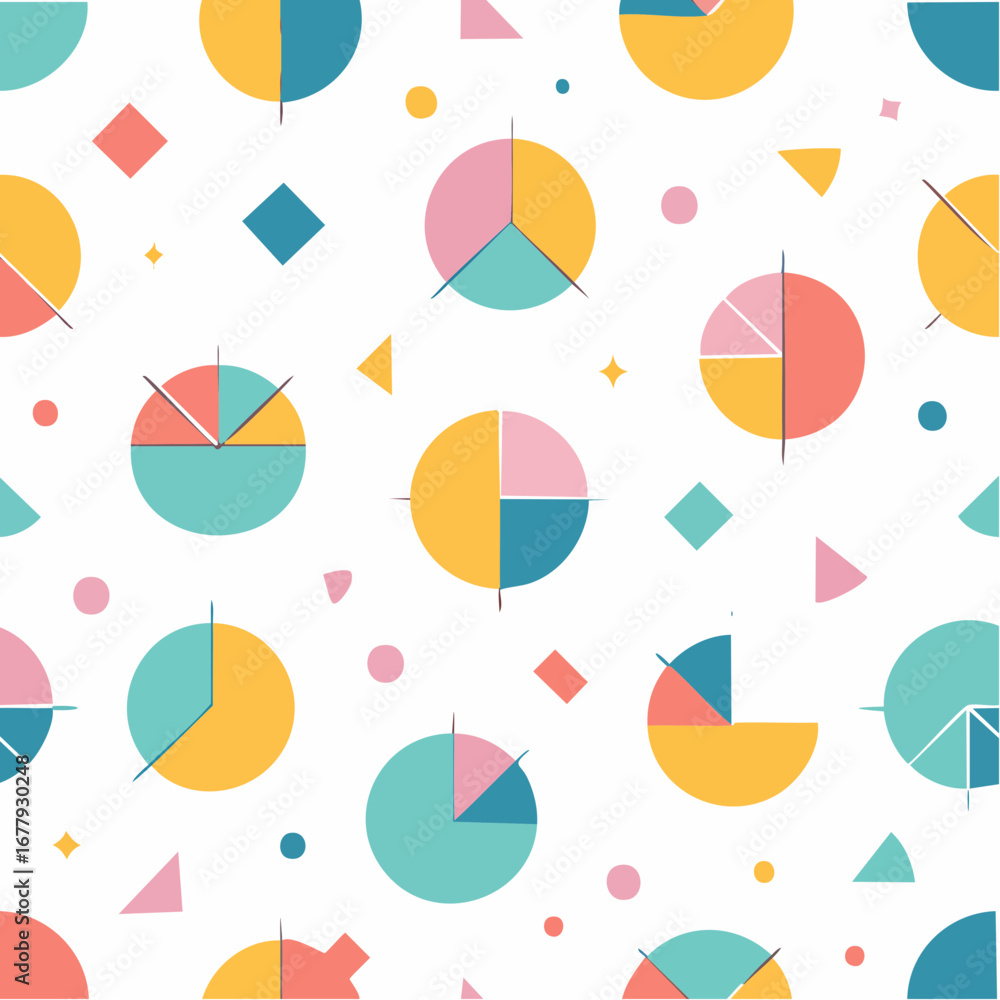 Poster colorful vector modern minimalist and simple abstract banner with memphis geometric style for presen