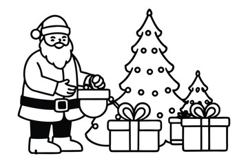 santa-claus-preparing-gifts-bundle-vector--white