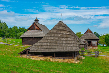 Obraz premium Open-air museum SNM - Museum of Ukrainian Culture in Svidnik, Sl