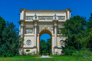 Fototapeta premium Rendezvous temple at Lednice-Valtice complex in Czech republic
